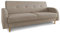 Schlafsofa Kelso - klick-Klack Sofa mit Bettkasten und Schlaffunktion, Bettsofa, Schlafcouch mit Holzfüße, Couch vom Hersteller, Couchgarnitur (Beige (Twist 02))