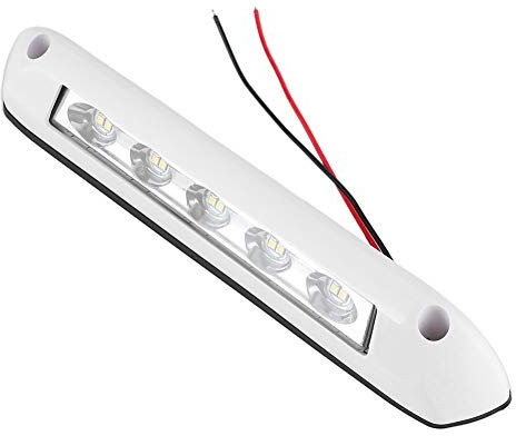 Yctze 12 V / 24 V RV LED lumière universelle 8 W étanche auvent porche lampe Bar camping-car éclairage extérieur RV LED lumière
