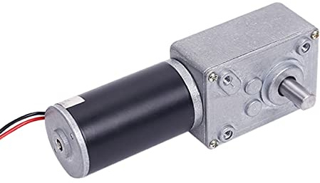 DC 12V 24V Moteur Motoréducteur Réducteur Engrenage, Mini Moteur Electrique avec Engrenages Metal, 5-160RPM, Moteur de Boîte de Vitesses Réversible (Couleur : 24V-Without Bracket, Taille : 80rpm)