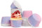 Spesh 50 Stücke Papier Muffinförmchen Mini Cupcake Formen für Hochzeiten,Geburtstage,Weihnachten (Rosa-Blau)