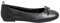 Long Tall Sally - LTS Leather Ballerina Pumps in Standard Fit - Women's Black