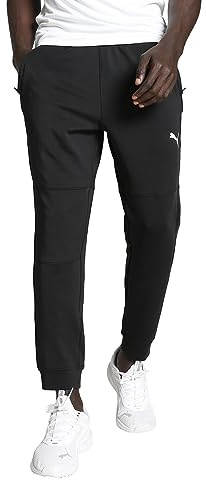 PUMA Herren Fit Double Knit Jogger Strickhose, Schwarz, M