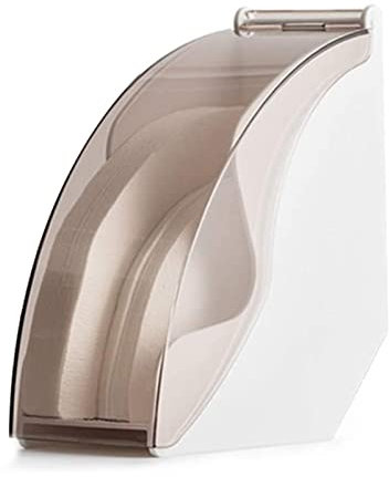 Luoqun Store Support de Papier Filtre à café, étagère de Support de Distributeur de récipient de Stockage de Papier de café adapté pour Aeropress, Chemex V60, filtres à cône Melitta (Couleur : Blanc