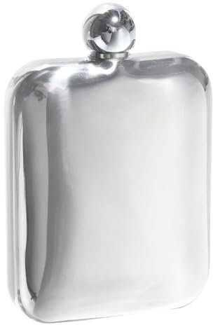 sourcing map Hip Flask for Liquor 7oz Stainless Steel Leak Proof Drinking Flask for Camping Hiking Outdoor Activity, Ball Cap