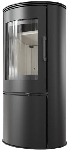 KRATKI Kaminofen AB S/DR ECO aus Stahl 5,5kW | Ø 150 | BImSchV 2-konform | EEK A | Holzofen