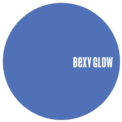 Bexy Glow Colour Acrylic Powders Blue Moon | Evil Eye Nail Acrylic Collection | Professional Acrylic Nail Powder | Glitter Acrylic Powder | Blue Acrylic Nail Powder | 20g