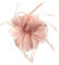 ZCXCsfp Fascinator für Damen, Blumen-Hochzeitsrennen, Party, Fascinator, Netzhut, Fascinator mit Stirnband-Clip für Hochzeitsdekorationen, Fascinator für Damen, blassrosa Fascinator, Brauthut, Rosa,