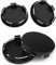 UYRVAPE 4 PCS Centre de Jante Capuchons - Cache Moyeu Centre de Roue, Enjoliveur de Voiture, Bouchon de Jante, Plastique ABS Cache-Moyeu, Jantes Enjoliveurs Accessoires pour Voitures,OD 65mm