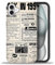 artslion Cute Handyhülle für iPhone 16 hülle 6,1 Zoll, Zeitung Muster Stoßfest Kratzfest Schutzhülle für iPhone 16