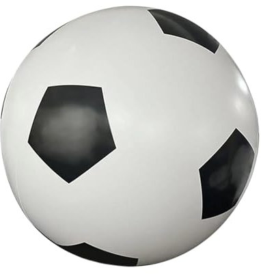 Aufblasbare Fußball Spielzeug Aufblasbarer Ball Großer Strandball Beach Ball aufblasbare Sportbälle Wasserball Partyspielzeug für Jungen Mädchen Sommer Pool Spielzeug (Strand, 80CM)