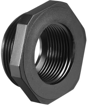 MACHSWON 1 Pcs Threaded Reducing Bushing Nylon Adapter M32 Male to M25 Female Thread IP68 Waterproof Fitting Connector for Electrical and Industrial Use