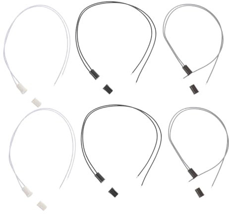 Homoyoyo 6pcs Door Magnetic Switch Magnetic Sensor for Bedroom Alarms Door Alarm Sensor Home