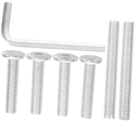 HOLIDYOYO Cat Tree Replacement Parts Cat Climbing Frame Screws Fully Threaded Bolts Hex Socket Screws Wrench Key Diy Pet Climber Repair and Secure Assembly