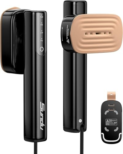 Sundu Dampfglätter, 1200W Steamer, Reisedampfglätter mit LED-Anzeige, Touch-Bedienung, Tragbarem Mini-Bügeleisen, 2.4 m langem Kabel, Reisebügeleisen Entfernt Falten durch Dampf Schnell und Effektiv