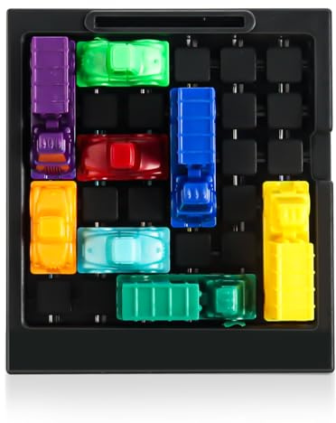 Phlognfy Park Spiel Auto, Denken Logik Puzzle Spiele, Kinder Brettspiele Mit 182 Levels, für Jungen und Mädchen ab 3 Jahren Familienspiel