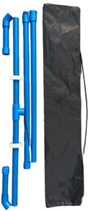 Fiocias Badminton Shuttlecock Collector mit Ergonomischem Design Ball Retriever Sweeping Machine Und Picker Pickup Machine mit Rollen Aus PVC PP für Training, Blau