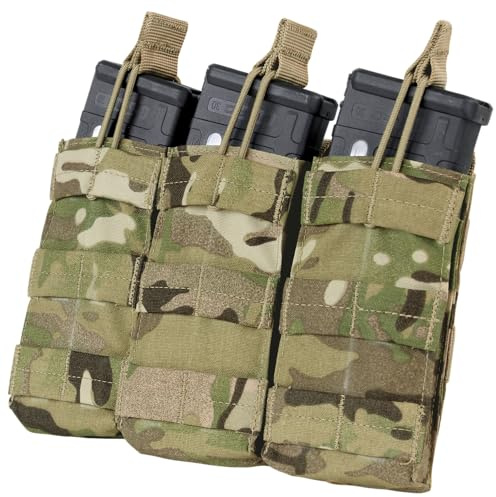 Condor MA27-008 Triple M4-M16 Open Top Mag Pouch Multicam