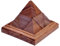 LOGOPLAY Spitze Pyramide - 3D Puzzle - Denkspiel - Knobelspiel - Geduldspiel - Logikspiel aus Holz