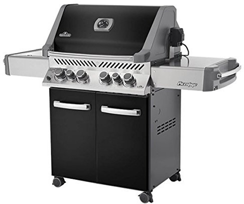 Napoleon Prestige 500 Barbecue avec brûleurs latéraux et arrière infrarouges Noir