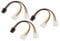Bolongking Adaptador de cable de alimentación PCIe de 6 pines a 2 x 4 pines Molex LP4 – 6 pulgadas / 15 cm (paquete de 3)