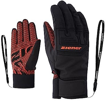 Ziener Erwachsene Ski-Handschuhe/Wintersport Wasserdicht Atmungsaktiv GARIM AS, orange spice, 10,5