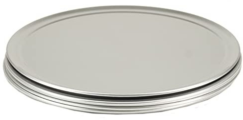 Teglia per pizza rotonda, in alluminio, 6 pezzi, Ø 406 mm