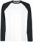 Urban Classics Herren Organic Oversized Raglan Longsleeve T-Shirt, White/Black, XL
