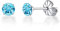 Limerencia Titan Ohrstecker für Damen Herren, G23 Implantat Ohrringe Hypoallergen Titan, Nickelfrei Medizinische Ohrstecker, 5MM CZ Ohrringe für empfindliche Ohren Mode Damenschmuck