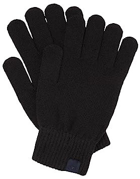 TOM TAILOR Herren 1038513 Winterhandschuhe aus Strick, 29999-Black, OneSize