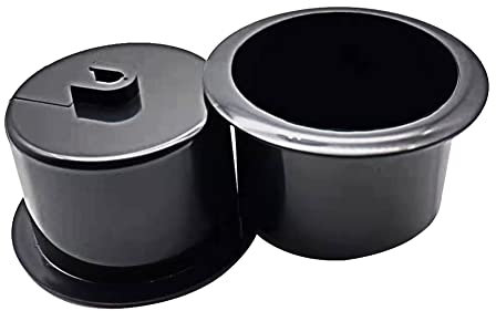 FSSTUD 2 Pcs Plastic Sofa Cup Holder Inserts Pocket Recessed Inserts Drop in Drink Holder Recliner Handles Cup Holder Replacement