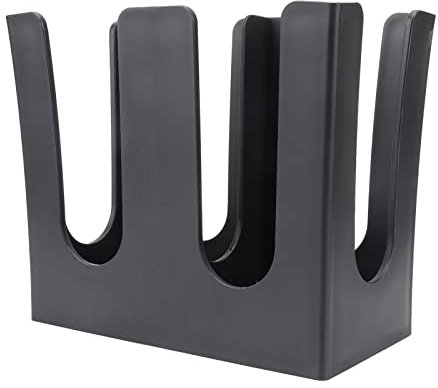 OKJHFD Dispenser per Bicchieri di Carta in Plastica Dritto 2 Scomparti Organizer per Portabicchieri di Carta Nero, Organizer per Tazze E Coperchi per Accessori da Ristorante al Latte Negozio di tè