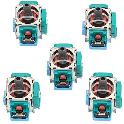 5Pcs Joystick 3D de Remplacement pour PS5, Module de Stick Analogique Professionnel pour Manette PS5, Joystick de Manette de Jeu Joystick, Pièces de Module de Joystick 3D