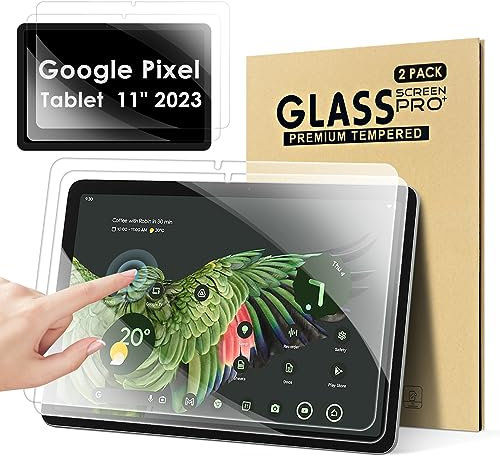 KATUMO [2 Pack] Screen Protector compatible with Google Pixel Tablet 2023 11 inch HD Clear Scratch Resistant Tempered Glass Film for Google Pixel Tablet 11 2023