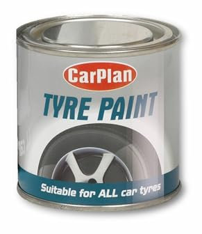 Tetrosyl Carplan 250ML Tyre Wall Paint Black Specially formulated to provide a decorative black finish on your vehicles tyre side walls, mud flaps and other rubber components.