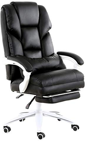 Computerstuhl, Bürostuhl, Chefsstuhl, Schlafzimmer, Massagesessel, Wohnzimmer, Sitz, Konferenzstuhl, schwarz, 70 x 70 x 125 cm