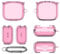Protective Cover Case for Anker Soundcore P30i Wireless Earbuds, Shockproof TPU Case Protective Earbuds Cover with Carabiner Accessories (Clear Pink)