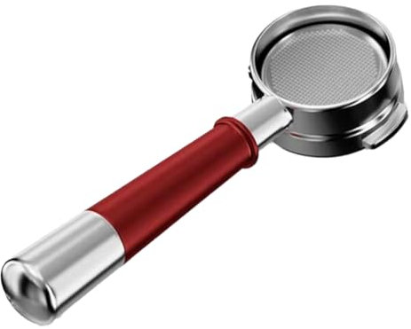 Giwnhvx Porte-Filtre sans Fond de 58 mm pour la Marzocco/E61, Accessoire de Machine à avec Poignée en Métal Accessoires à Café C