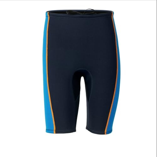 JTKSSCS Neoprenanzug Männer Split 1,5mm Neoprenanzug Kurzarm Neopren Jacke Anti-kalt Surfen Tauchen Hosen Schwarz Kurze(Blue Pants,XL)