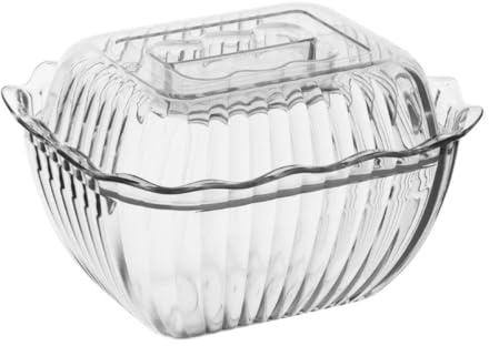 Olympia Kristallon Small SAN Salad Crock 0.75Ltr, Clear