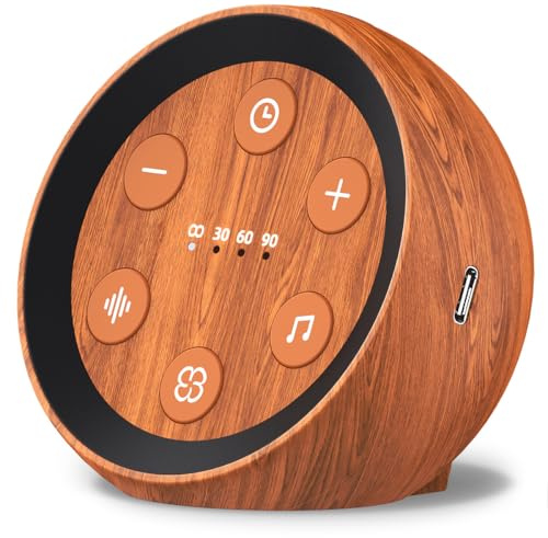 Continuous Sound Machine Battery Small White Noise Machine for Baby Kids Adult with 32 Soothing Sounds 32 Volume Levels Sleep Brown Noise Machine for Travel Office Privacy with 4 Timer & Memory