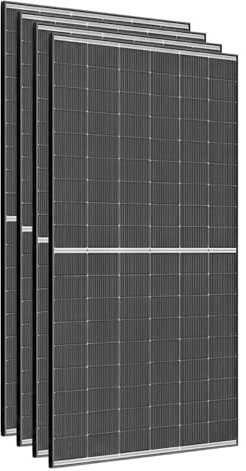 Lot de 4 panneaux solaires 500Wc Monocristallin Bifacial Bi-verre Transparent TrinaSolar – Haute Performance – Garantie 25 ans