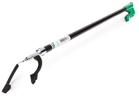 UNGER NiftyNabber Pro Müllzange (52 cm lang, Allzweckgreifer, Stahlrohr, Abfallgreifer, Öffnungsmaß Klauen 15 cm) NN400