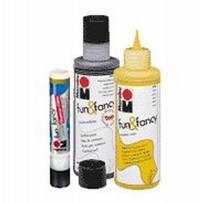 Fun & Fancy - Konturfarbe, Kontur soft schwarz, 80ml