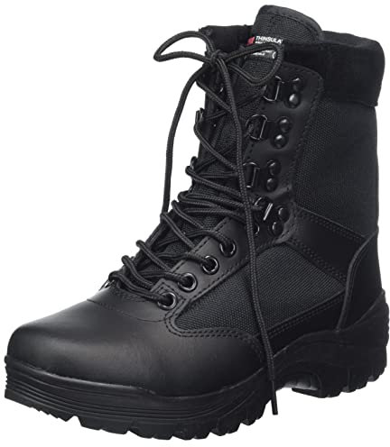 Tactical Boot mit YKK-Zipper,48 EU,Schwarz