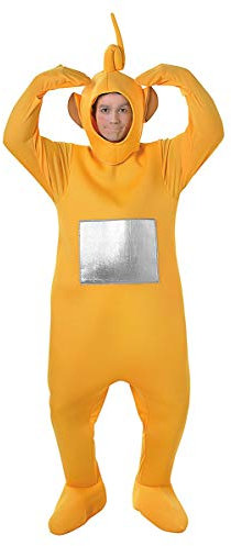 Teletubbies-Kostüm für Erwachsene - Unisex-Einteiler - Rubie's - Eingeitsgröße (Standard), Gelb