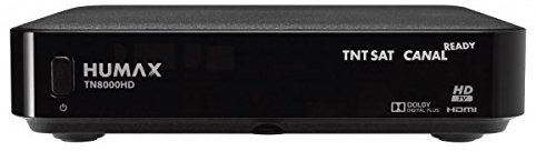 Humax TN8000HD Décodeur Satellite TNT Sat avec Carte TNTSAT Noir