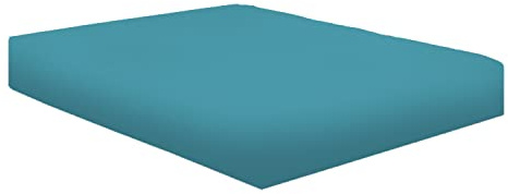 Finest 100% Egyptian Cotton 16 40CM Extra Deep Fitted Sheets 15 Colours Single Double King Super King (Teal, King)