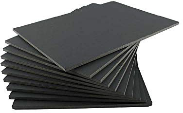 House of Karte & Papier schwarz Schaumstoff Board A2 Größe: 420 x 594 x 5 20 Blatt pro Karton