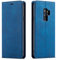 QLTYPRI Hülle für Samsung Galaxy S9, Premium Dünne Ledertasche Handyhülle mit Kartenfach Ständer Flip Schutzhülle Kompatibel mit Samsung Galaxy S9 - Blau