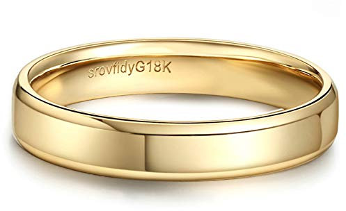 KnSam Frau Ringe Weissgold Frauring Echtgold Polieren Elegant Paar Ringe Gold